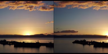 Sonnenaufgang null